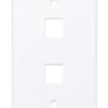 Placca Porta Frutti 2 Posti Mod.503 Bianco - immagine 4