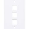 Placca Porta Frutti 3 Posti Mod.503 Bianco - immagine 4