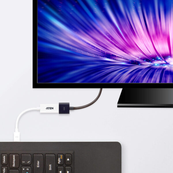 Adattatore Mini DisplayPort (Thunderbolt) a HDMI, VC980-AT - immagine 4