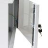 Armadio Rack 19'' a muro 12 unità sezione unica prof. 600mm Grigio - immagine 3