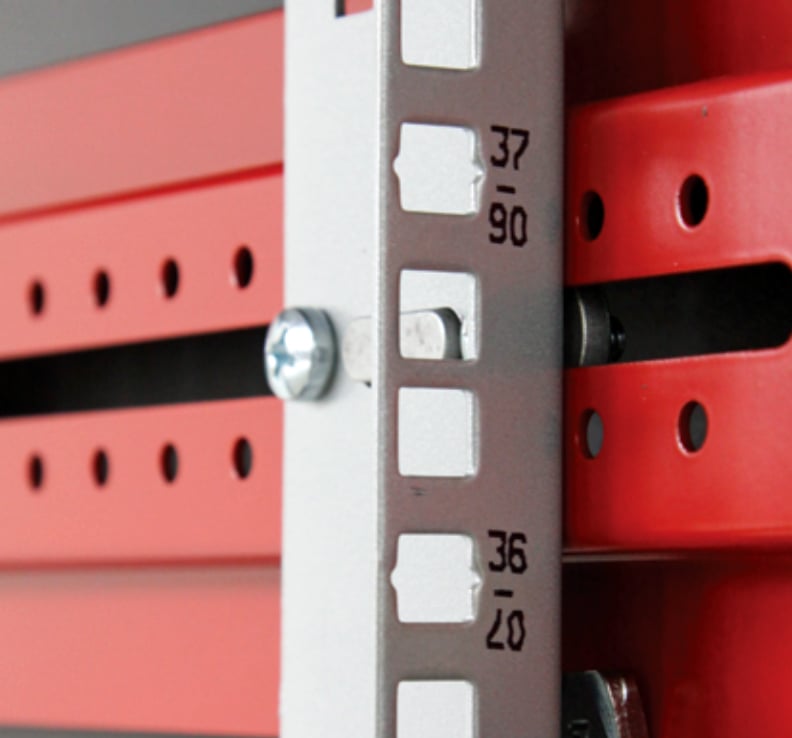 Armadio Server Rack 19'' 600x1000 20 Unita' Nero serie IdealNET - immagine 4