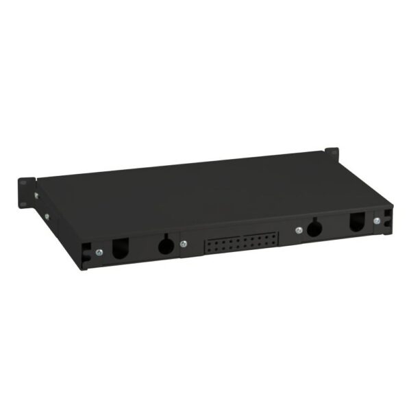 Cassetto Ottico 19'' con 12 bussole LC Duplex Multimodale OM3 Nero - immagine 3