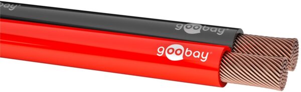 Cavo Audio per diffusori acustici Nero/rosso 1,5 mm² matassa 100mt - immagine 4