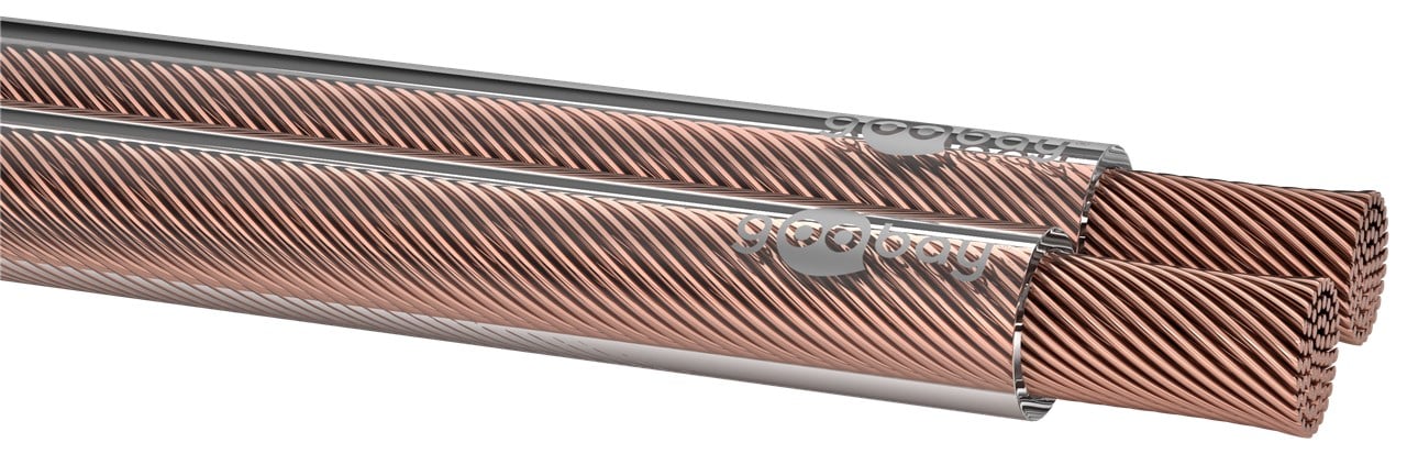 Cavo Audio per diffusori acustici Trasparente 0,75 mm² matassa 100mt - immagine 4