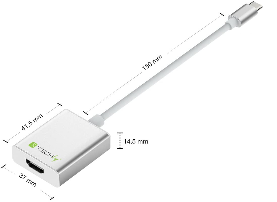 Cavo Convertitore Adattatore da USB-C™ M a HDMI 1.4 F - immagine 4