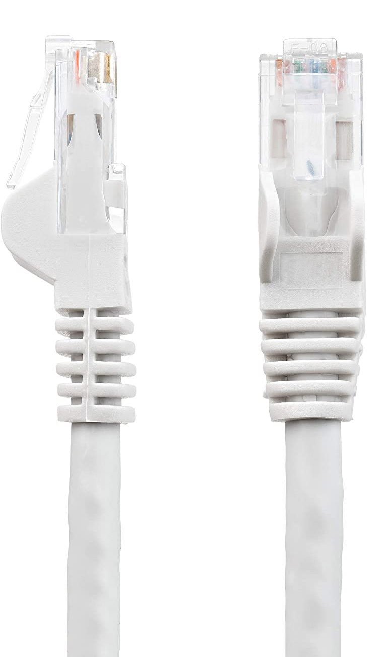 Cavo di rete Patch CCA Cat. 5e Bianco UTP 1 mt - immagine 4