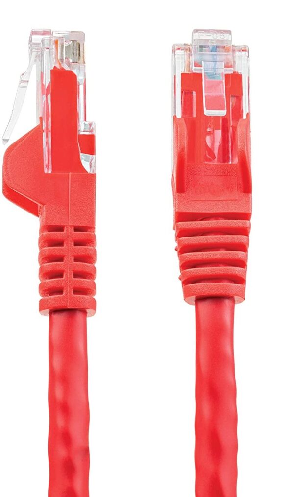 Cavo di rete Patch CCA Cat. 5e Rosso UTP 1 mt - immagine 4