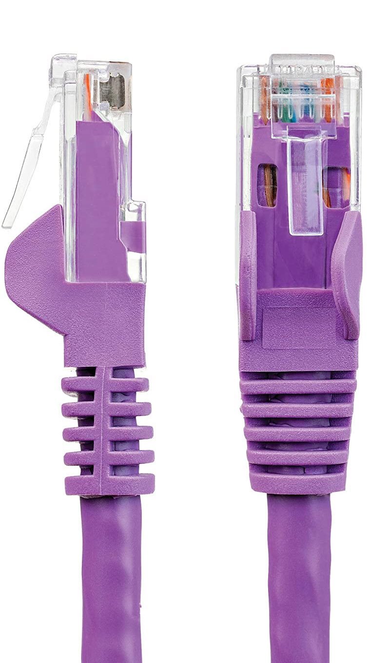 Cavo di rete Patch CCA Cat. 6 Viola UTP 2 m - immagine 3