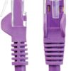 Cavo di rete Patch CCA Cat. 6 Viola UTP 5 m - immagine 3