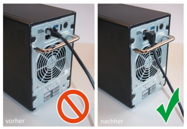 Cavo di rete Patch Connettore Angolato 90° CCA Cat. 5e UTP 5m Bianco - immagine 4