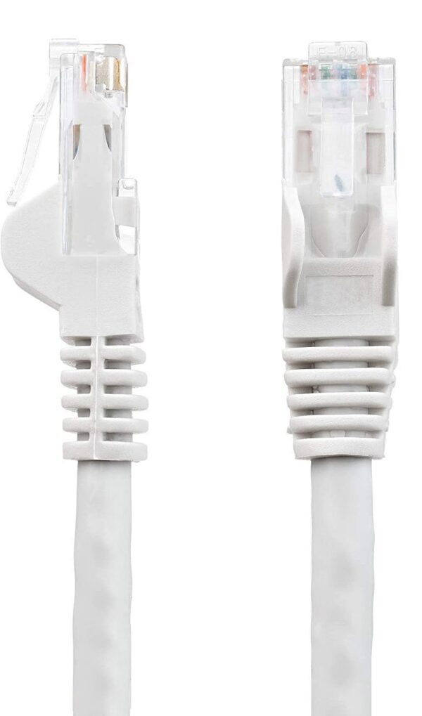 Cavo di rete Patch in Rame Cat. 5e Bianco UTP 15 m - immagine 4