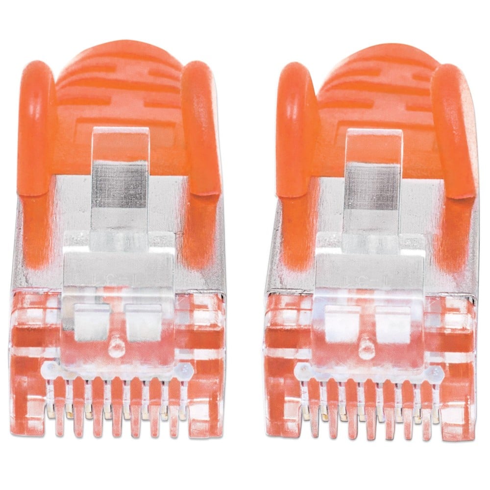 Cavo di rete Patch in rame Cat. 6A Arancione SFTP LSZH 0,5m - immagine 3