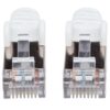 Cavo di rete Patch in rame Cat. 6A Bianco SFTP LSZH 15m - immagine 3