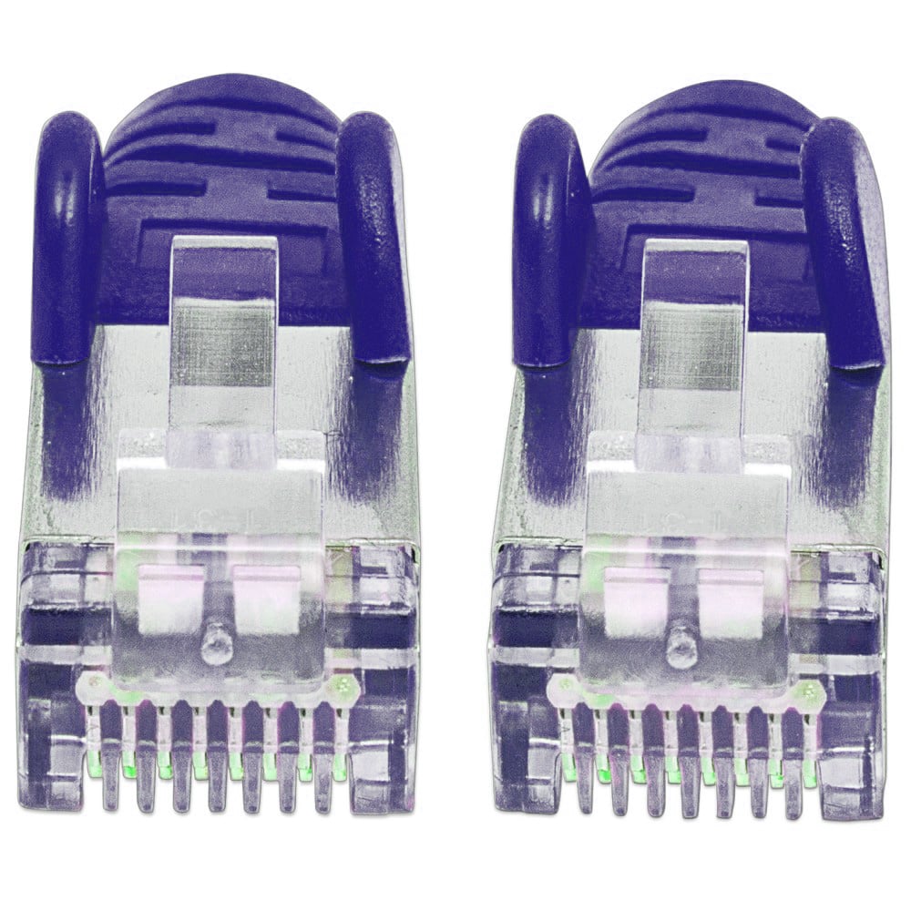 Cavo di rete Patch in rame Cat. 6A Viola SFTP LSZH 1m - immagine 3