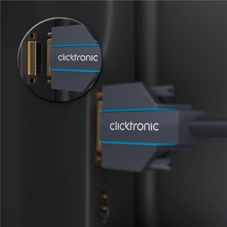 Cavo Monitor DisplayPort Maschio a DVI-D Maschio 3 m Blu - immagine 4