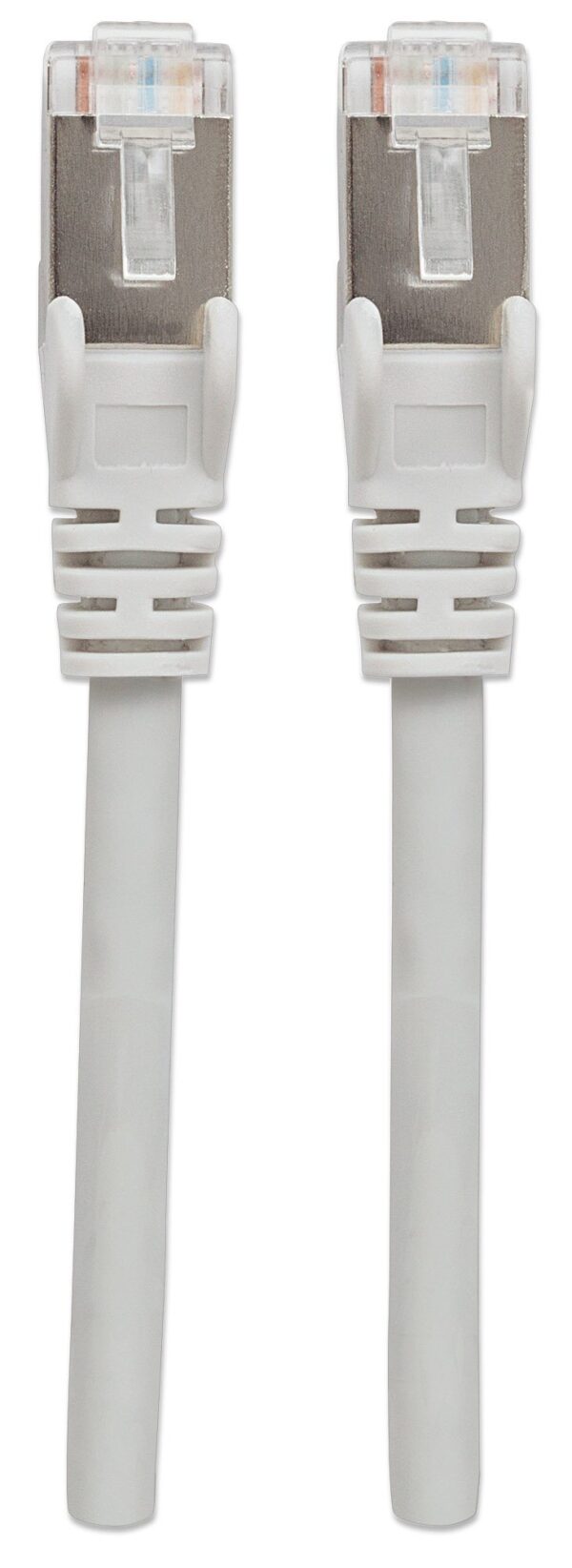 Cavo Patch Cat.7 Plug RJ45 6A S/FTP LSZH 1,5m Grigio - immagine 4