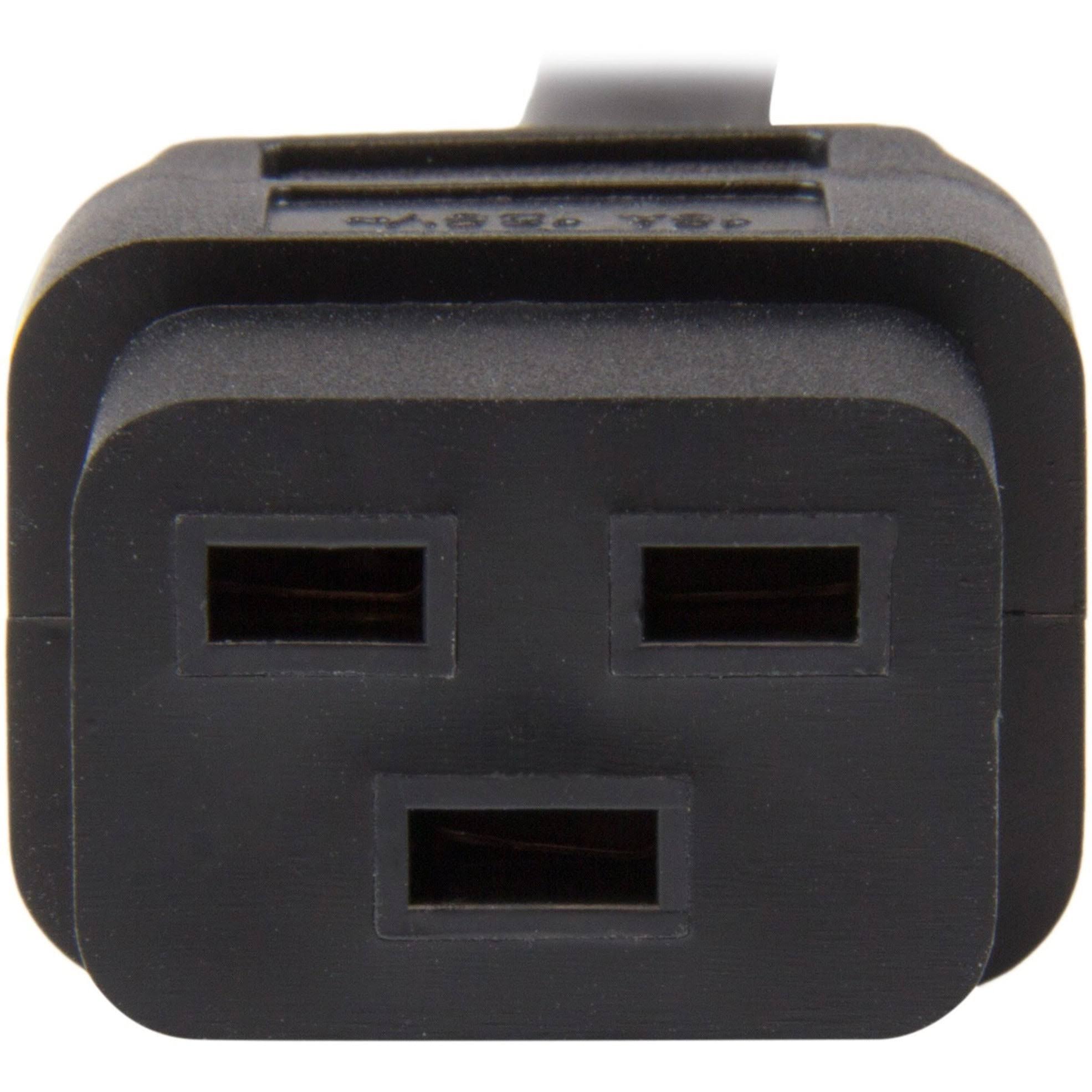 Cavo Prolunga di Alimentazione C19 F a C20 M 2,0 mt nero - immagine 4