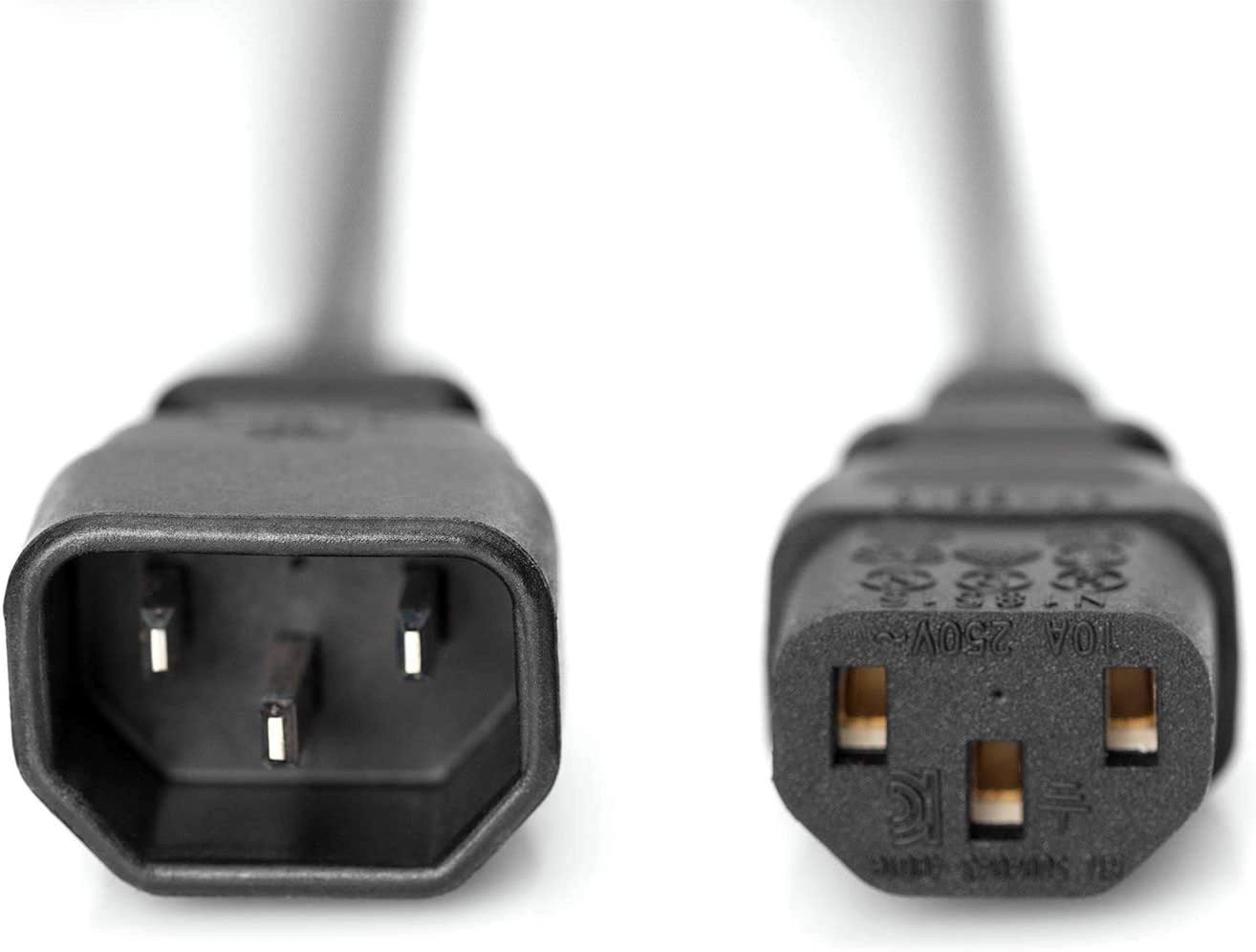 Cavo prolunga VDE C13 F a C14 M 1 m nero - immagine 4