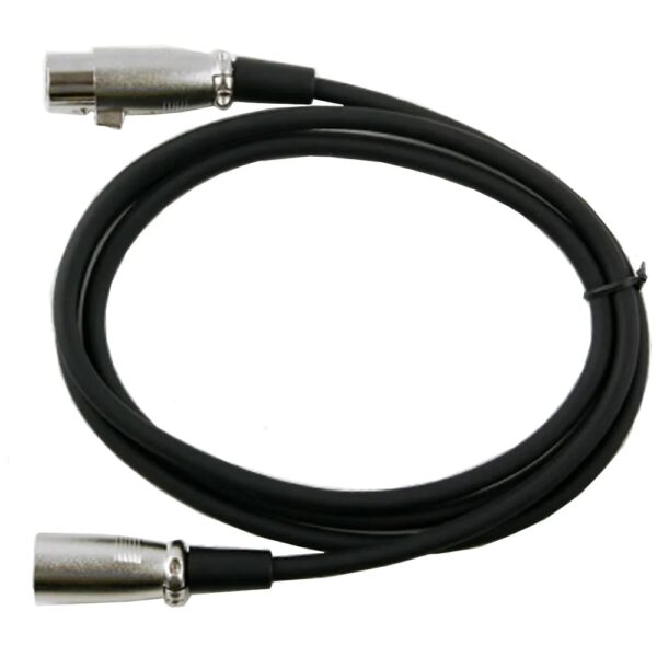 Cavo prolunga XLR Cannon 6 mt. col. Nero - immagine 3