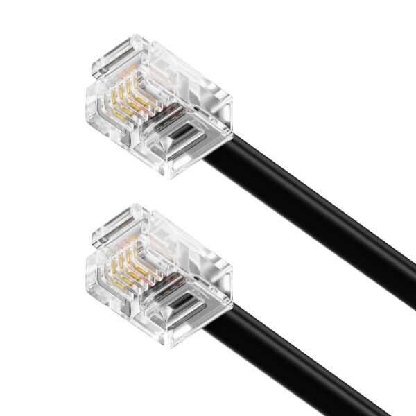 Cavo telefonico RJ12 Modulare 6P6C 6 mt - immagine 4
