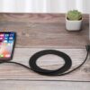 Cavo USB2.0 Angolato 90° USB 8pin 1.5m Nero - immagine 4