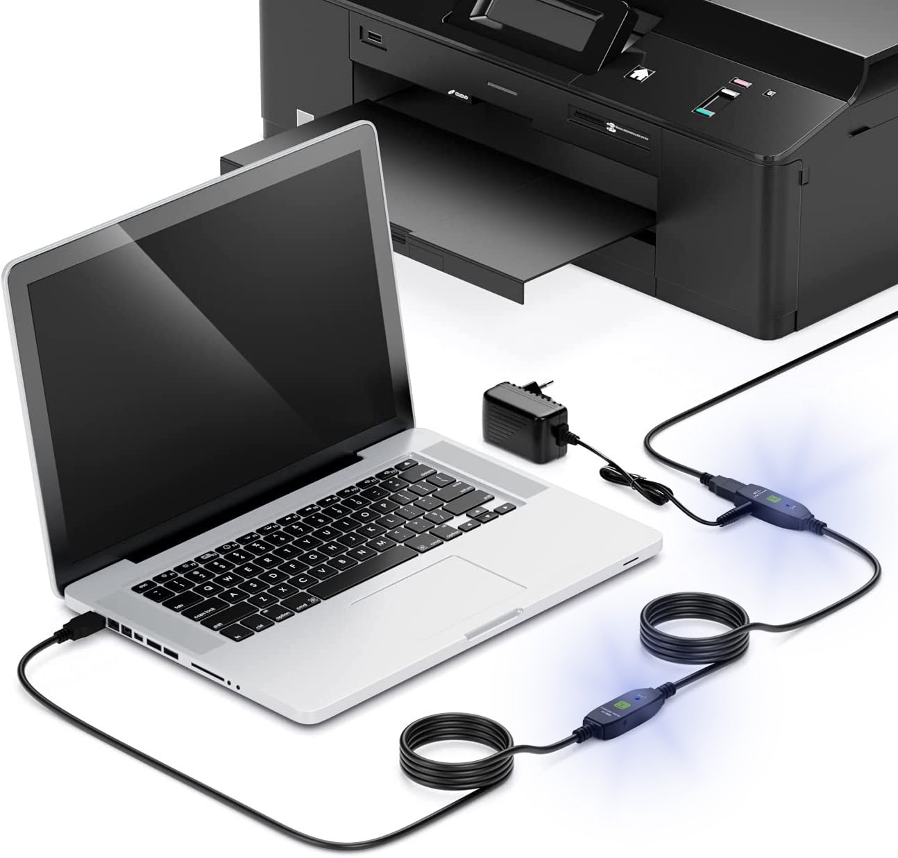 Cavo USB 3.0 Attivo Prolunga USB-A con 3 Amplificatori di Segnale 20m - immagine 3