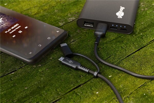 Cavo USB A / Micro B con Adattatore USB-C - immagine 3