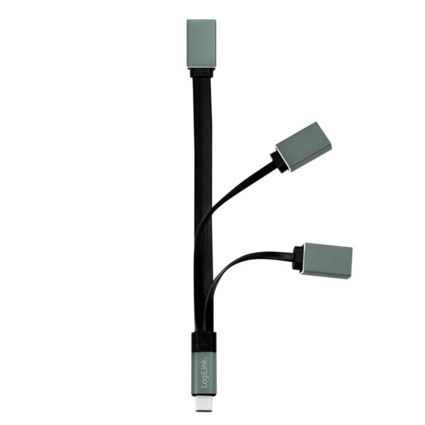 Hub Flessibile USB-C™ SuperSpeed 3 Porte USB3.0 A Femmina Nero - immagine 4