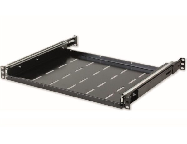 Mensola per Rack 19'' Estraibile 350mm Nera - immagine 4