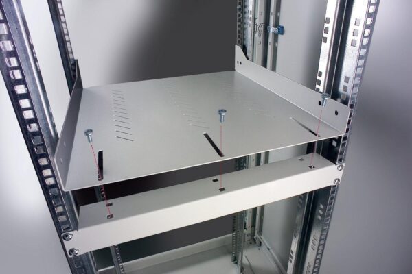 Mensola per Rack Server 19'' 765 mm 2U Grigia 4 punti - immagine 4