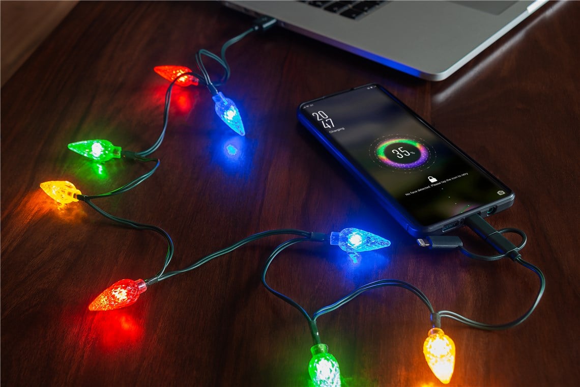 Cavo di Ricarica USB per Smartphone con Luci a LED - immagine 5