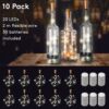 10 Strip da 20 LED Bianco Caldo per Bottiglie - immagine 4