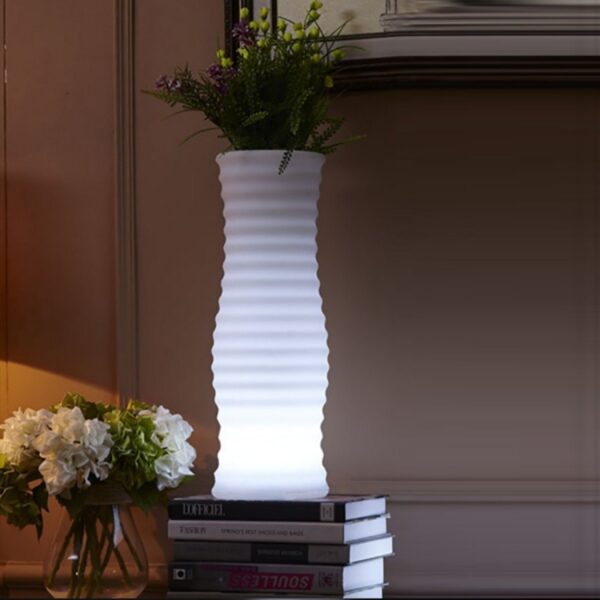 Vaso Luminoso LED RGB Multicolore IP54 con Telecomando - immagine 3