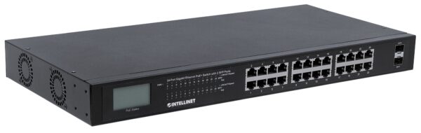 Gigabit Ethernet Switch 24 porte POE+ con 2 porte SFP - immagine 4