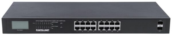 Switch PoE+ 16 porte con 2 porte SFP Gigabit Ethernet - immagine 4