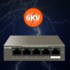 Switch Desktop 5 Porte 10/100/1000 con 4 Porte PoE TEG1105P - immagine 4