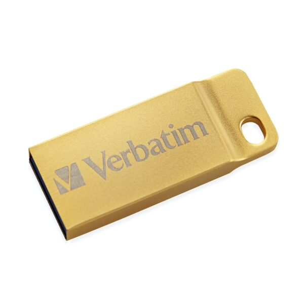 Mini Memoria USB 3.0 Verbatim con Portachiavi 64GB Oro - immagine 4