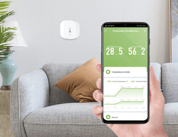 Sensore Smart Temperatura e Umidità, R7048 Zigbee - immagine 4