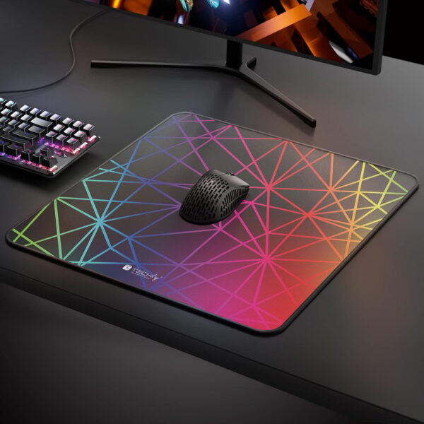 Tappetino Gaming Antiscivolo XL 450 x 400 mm Multicolor - immagine 4