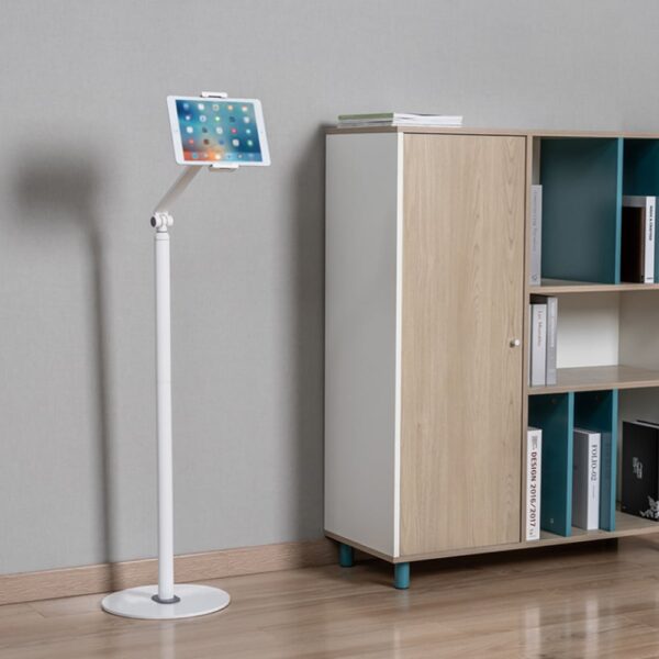 Supporto da Pavimento Inclinabile e Girevole per Dispositivi Mobili da 4.7'' a 12.9'' - immagine 4