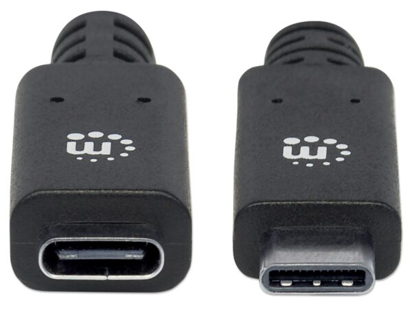 Cavo prolunga USB 3.2 Gen 2 SuperSpeed+ USB-C™ Maschio/Femmina 0,5m Nero - immagine 4