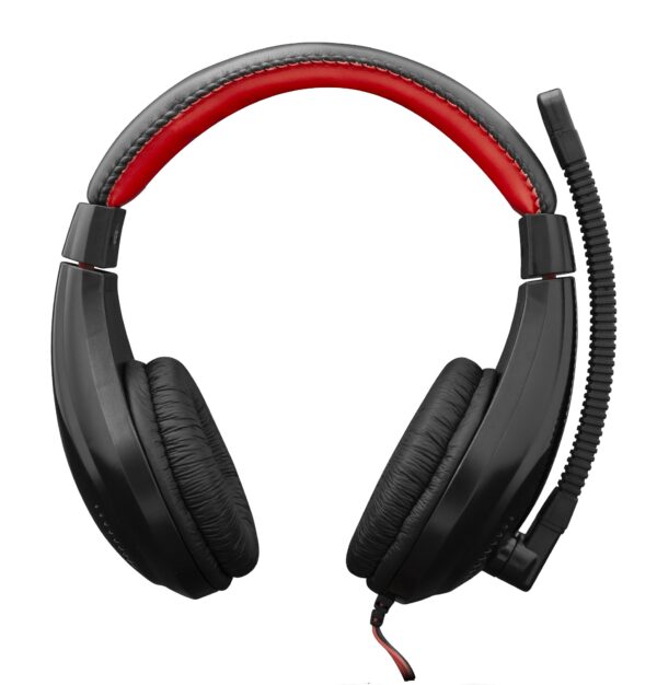 Cuffie Gaming con Microfono Serval Nero Rosso SERVAL - immagine 4