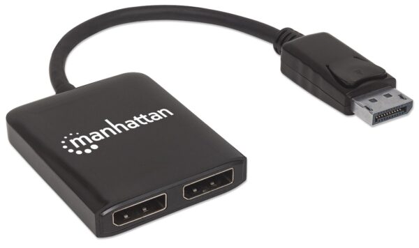 Splitter Hub DisplayPort a 2 Monitor DisplayPort MST 4K@30Hz video UHD - immagine 4