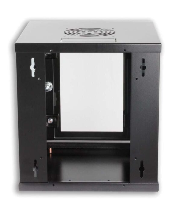 Armadio Rack 10'' a muro 6 unità Nero - immagine 4