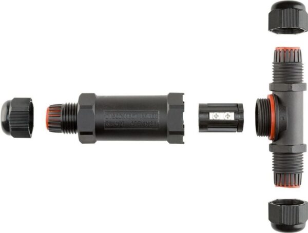 Raccordo di Connessione a T Impermeabile IP68 per Cavo Elettrico - immagine 4