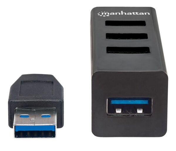 Hub USB 3.0/2.0 Combo 4 porte Nero - immagine 4