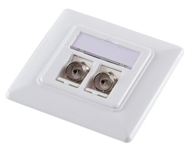 Adattatore Keystone IEC Femmina a F Femmina - immagine 4