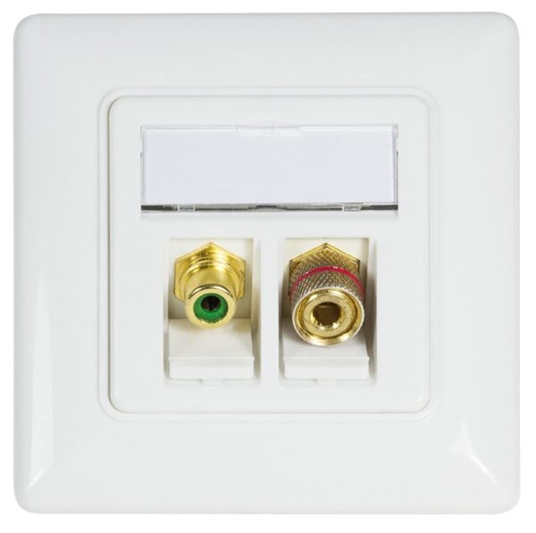 Adattatore Keystone RCA/F F/F Giallo - immagine 4