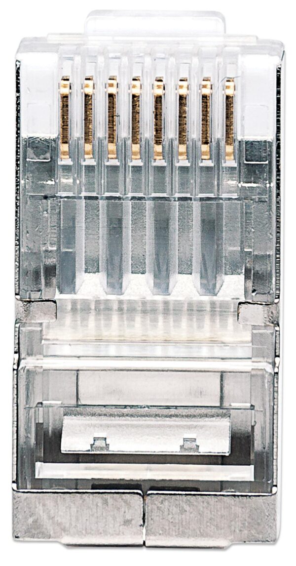 Confezione 100 Plug Modulari Pro Line RJ45 Cat.5e STP - immagine 4