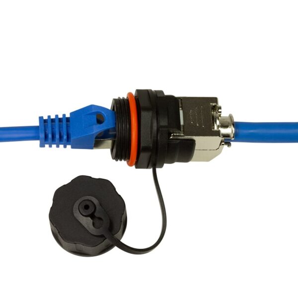 Accoppiatore RJ45 Cat.6A Schermato IP68 toolless - immagine 4